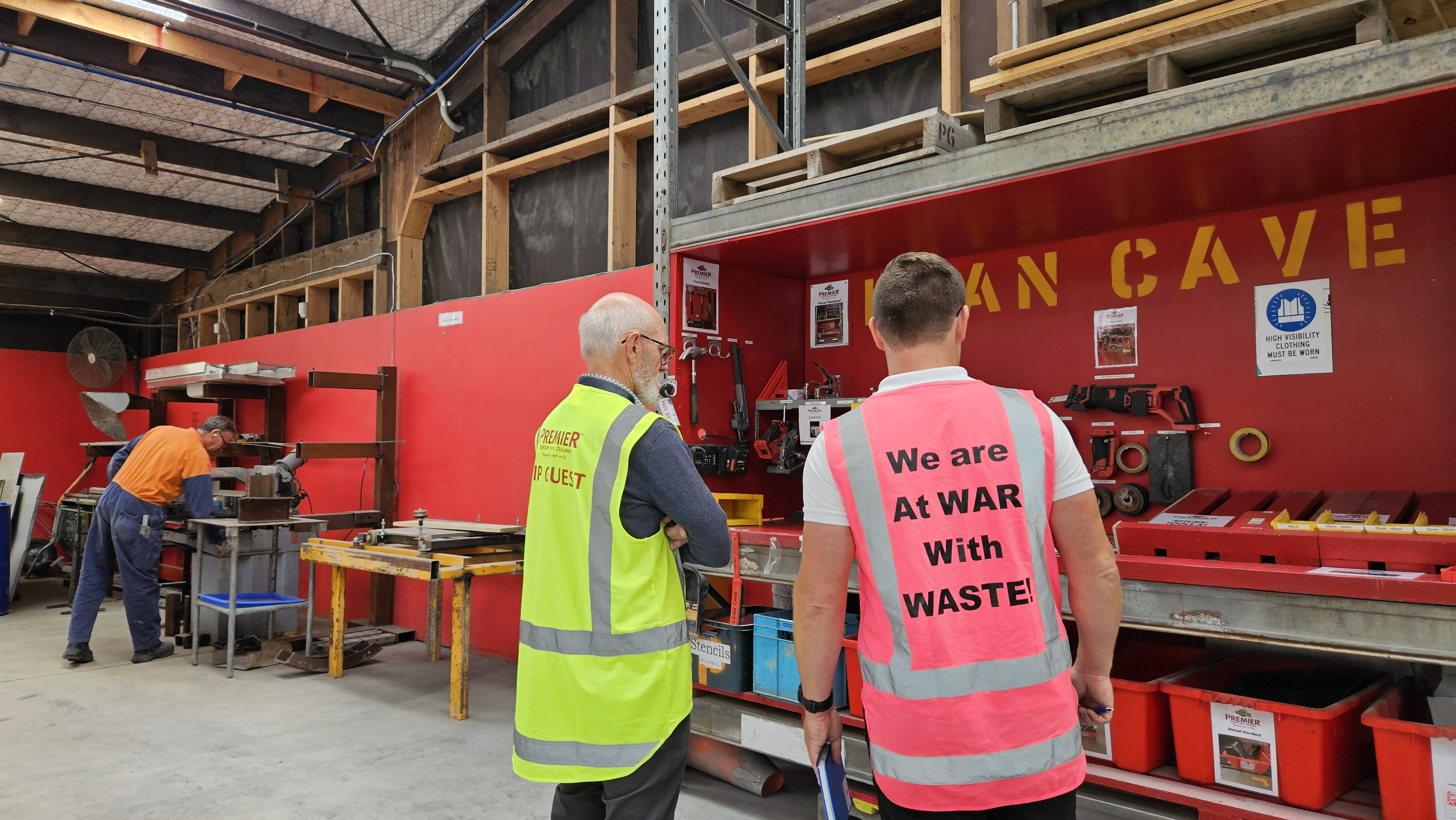 Bernard at Premier Group factory